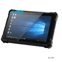 2022 Best Embedded industrial tablet computer Pipo IP67 J4205 6GB 128GB windows 10.1" rugged pc with 2D barcode scanner