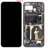 5.7" original used For Google Pixel 4 G020M G020I Lcd Display Screen Touch Glass Digitizer Frame pixel4 lcd second