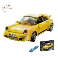 【ToysRUs 玩具反斗城】Cada咔搭 1:20授權RUF CTR積木遙控車-雙控含APP手機遙控