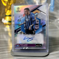 Kartu Bola Autograph Noa Lang Cub Brugge Topps Finest 2022 Original Tanda Tangan Asli