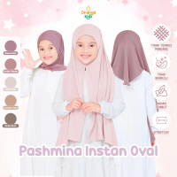 Pashmina Instan Oval | Hijab Instan Anak | Pashmina Anak Jersey