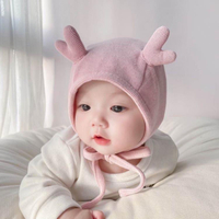 嬰兒帽 嬰兒帽子春秋季寶寶可愛超萌秋冬嬰幼兒護耳新生兒初生女寶寶胎帽 快速出貨