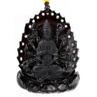 【JA-ME】天然琥珀眾珀之最頂級翳珀千手觀音項鍊 33克(618/買就送/禮物/現貨)