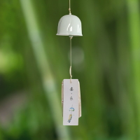 聚緣閣櫻花日式風鈴田園手工陶瓷和風生日禮物掛件定制小掛飾
