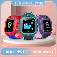 Kids Smart Watch Sim Card SOS Call Phone Smartwatch For Children Photo Waterproof Camera Location Tracker Gift For Boys and Girl