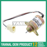 High Quality After Market Part 12V Fuel Shutoff Solenoid 119653-77950 for Komatsu PC40-8 PC40-10 PC45 PC50