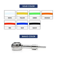 Selang Rem Allegri Honda PCX150 PCX 150 CBS Brake Hose Original Belakang B.Silver Solid