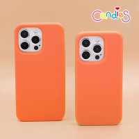 【Candies】iPhone 15 Pro Max - Simple系列素面手機殼(橘)