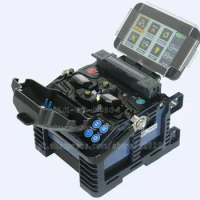 Fiber Optic Fusion Splicer Machine FTTx FTTH Patch Cord with Optic Fiber Optcic Cleaver ALK88 FTTH Tools