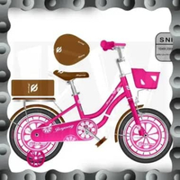 IBW - Sepeda Mini JIEYANG Untuk Anak Anak 16 Inch Pink