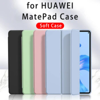 Magnet Case For Huawei MatePad Pro 10.8 5G MRX-W09/W19/AL19/AL09 Soft Silicone Cover Smart Sleep case cover V6 10.4"10.8''