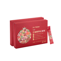 【retune 蕊庭】石榴膠原紅蔘飲x2盒(28條/盒-西班牙石榴 LG生活健康 膠原蛋白 6年根高麗紅蔘 維生素C 禮盒)