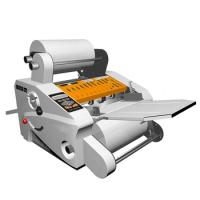 automatic roll laminator with foil transfer function hot and cold laminator machine