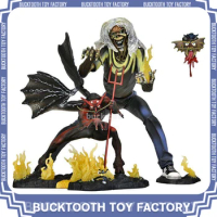 In Stock 7 Neca 33690 Anime Figure Iron Maiden Number Of The Beast 40th Pvc Action Figurine Model Collection Room Decor Toy Gift