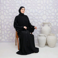 Abaya Mecca /Yoryou/Lengen manset BaLon Gamis Wanita Mewah
