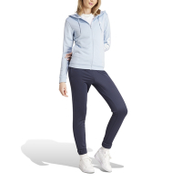 【Adidas 愛迪達】 W LINEAR TS 運動套裝 連帽外套+長褲 女 - IW8630