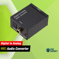Digital Audio Toslink & Coaxial to Analog Audio Converter Adapter Speaker TV
