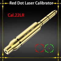 Tactical Laser Bore Sight Cal.22LR Caliber Red Dot Laser Sight for Rifle Glock Pistol Airsoft Gun Weapon Hunting Accessories