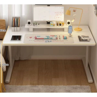 學習辦公桌子L型書架（【單桌】白色桌120*60*76cm）