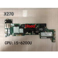 Used For Lenovo ThinkPad X270 Laptop Motherboard CPU I5-6200U FRU 01HY517 01LW725