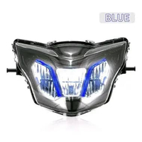 Yamaha Jupiter Mx new LC135 V2-V7 Lampu depan motor lampu indikator lampu LED Motorcycle HP-D167 Blu