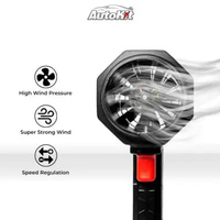 Autokit Turbo Fan 21v β Kipas Powerful Turbo Multifungsi Pengering Mobil, Debu, Bulu Hewan