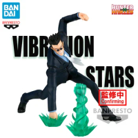 In Stock BANPRESTO VIBRATION STARS HUNTER×HUNTER Leorio PaladiKnight PVC Anime Action Figures Model Collection Ornament Toys