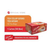 Teh Celup Sosro - 50 Tea Bags | Teh Hitam | Teh Celup | Carton isi 50 box