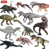Oenux Dinosaurs World Brinquedo Savage Jurassic Indominus Rex Spinosaurus Triceratops Action Figures Collection Toy Kids Gift