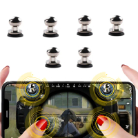 【王者手柄】吸盤式金屬手遊輔助搖桿6入(吃雞神器 手機快捷按鍵 輔助器 電競 遊戲搖桿 PUBG 絕地求生)