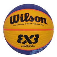WILSON FIBA 3X3 指定用球 PARIS橡膠籃球 #6(6號球「WZ3015001XB6F」≡排汗專家≡