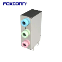 Foxconn JA33331-HA1P-4F Tricolor Headphone Bore Original Connector Base