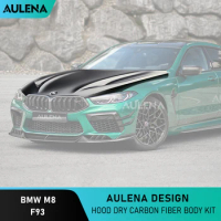 Aullena Dry Carbon Body Kit Hood Engine Hoods Vents Hood Vents Full Dry Carbon For BMW M8 F91 F92 F93