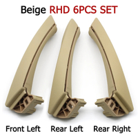 ชุดมือจับประตูภายใน LHD RHD สีเบจ สีดำ และสีเทา สำหรับ BMW 3 Series E90 E91 E92 316 318 320 325 328i