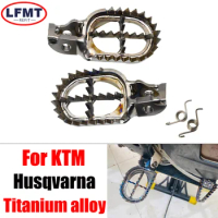 2017-2023Motorcycle Titanium Alloy Footpeg Foot Pegs Pedals Rests For KTM XC XC SX SXF XCF EXC EXCFF SX SXF 150 250 300 450