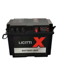 ABS plastic AGM lifepo4 lithium 24v camping battery box