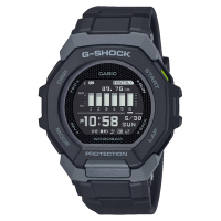 CASIO卡西歐 G-SHOCK GBD-300-1 藍芽多功能訓練錶 黑47.4mm