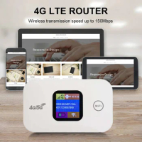 Mobile WiFi Hotspot 4G LTE WiFi Hotspot Device Portable WiFi Router With SIM Card Slot for Travel Mobile Travel Router