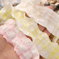 4cm wide plaid mesh shoelaces for AF1 Air Force One and AJ1 shoes, a pair of shoelace cords for Croc