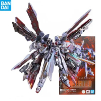 Bandai Gunpla Mb Metal Build 1/100 Xm-X0 Crossbone Gundam X-0 Fullcloth Action Figure Collectible Robot Kits Models Kids Gift