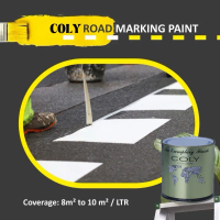 1L // 5L COLY Road Marking Paint , Cat Jalan Raya , Road line Paint