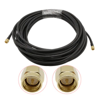 LMR-195 SMA Male to SMA Male Plug Connector 50ohm Antenna Extension Pigtail Jumper Wire Coaxial Jumper Pigtail Cable 8/10/12/15M
