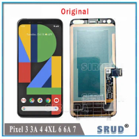 1Pcs Original For Google Pixel 3 3A 4 4XL 6 6Pro 7 7A G020P LCD Display Touch Screen Digitizer Assembly Replacement