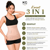 Korset 3 in 1 Korset Slimming Premium Import Pelangsing Viral Perut Langsung Rata & Pinggang Ramping