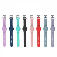 Wristband Children Watch Band Soft Lightweight Waterproof Child GPS Bracelet Silicone Kid Watch Bracelet for Apple Air Tag