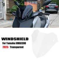 New Motorcycle Accessories Windshield Flyscreen For YAMAHA X-MAX300 X-MAX 300 XMAX300 XMAX 300 2023 Windscreen Guard