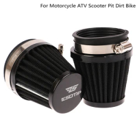 Motorcycle Air Filter 35/38/42/45/50/55/58mm Universal Fit For 50cc 110cc 125cc 140cc Motorcycle ATV Scooter Pit Dirt Bike