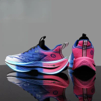 New X5 Sports Running Shoes for Men, Red Rabbit Series 8 Pro, Carbon Plate Running Shoes with Shock 