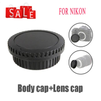 Rear Lens Cover+Camera Body Cap Protect ABS Plastic Anti-Dust for Nikon DSLR d7100 d7200 d800 d5500 d3400 Camera Accessories