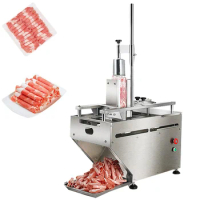 PBOBP Single Cut Lamb Roll Machine Electric Commercial Diced Meat Vegetable Slicer Meat Slicer Industrial Fresh Meat Slicer